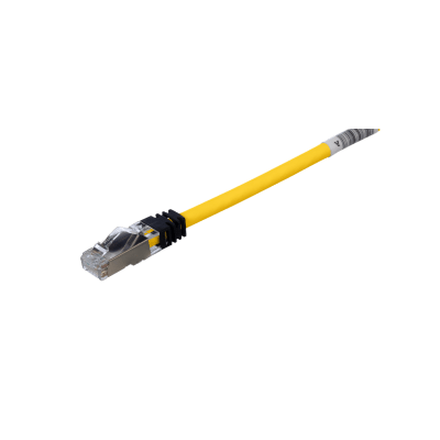 [STP6X3MYL] Patch Cord Cat6A, Blindado S/FTP, CM/LS0H, 3 Metros, Color Amarillo