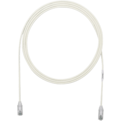 [UTP28SP2] Cable de Parcheo TX6, UTP Cat6, Diámetro Reducido (28AWG), Color Blanco Mate, 2 ft.