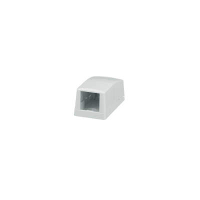 [CBX1WH-A] Caja de Montaje en Superficie, Para 1 Módulo Mini-Com, Color Blanco