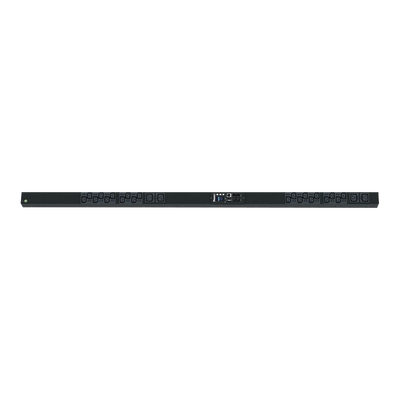 [P24D24M] PDU Monitoreable (MI) para Distribución de Energía, Enchufe de Entrada NEMA L6-20P, Con 20 Salidas C13 y 4 C19, de Instalación Vertical, 120 o 220 Vca, 20 Amp