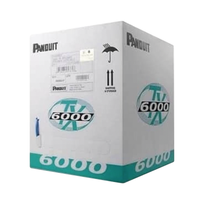 [PUC6004YL-FE] Bobina de Cable UTP 305 Metros (1000 Pies) de Cobre, TX6000? PanNet, Reelex, Amarillo, Categoría 6 Mejorado (23 AWG), PVC (CM), de 4 Pares