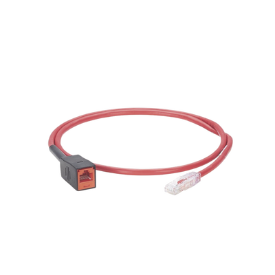 [FP6X88TC] Cable de Prueba Para Plugs Rj45 de Terminación en Campo (MPTL), Cat6A, UTP, 1 Metro, Color Rojo