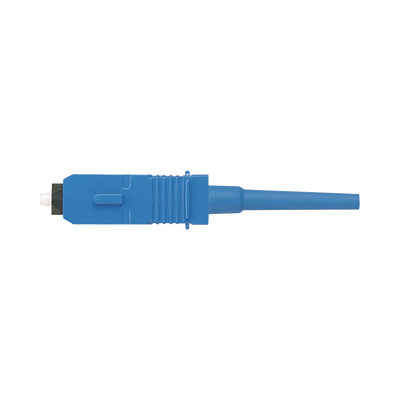 [FSC2SCBU] Conector de Fibra Óptica SC Simplex OptiCam, Monomodo 9/125 OS2, Pre-pulido, Color Azul