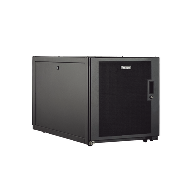 [E6212B1] Gabinete Profesional de Telecomunicaciones, de Piso, 12 UR, 600 mm de Ancho y 1070 mm de Profundidad, Color Negro