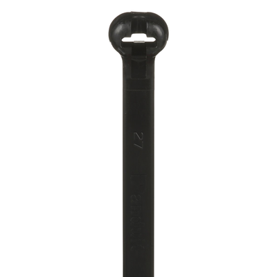 [BT9LH-C0] Cincho de Nylon 6.6 Dome-Top®, Con Lengüeta de Bloqueo de Acero Inoxidable, 780 mm largo x 7mm ancho, Color Negro, Exterior Resistente a Rayos UV, Paquete de 100pz