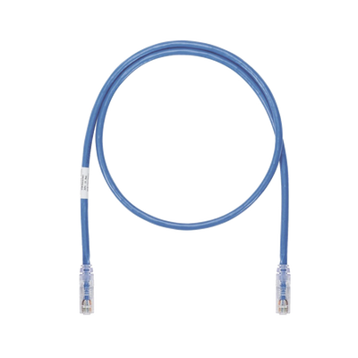 [UTP6ASD7BU] Cable de Parcheo UTP, Cat6A, 26 AWG, CM, Color Azul, 7ft