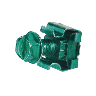 [CNB4K] KIT 4 Tuercas Enjauladas No. 12-24, 4 Tornillos Rosca 1/2" Verde.