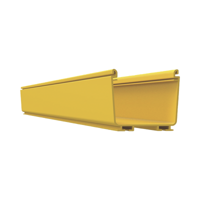 [FR4X4YL2] Canaleta FiberRunner™ 4X4, de PVC Rígido, Color Amarillo, 2 m de Largo