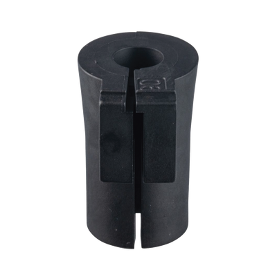 [CEG-06X1] Pasacable Grommet de Entrada de Cable Terminado, Sencillo y Pequeño, 0.24"-0.28", Color Negro. Paquete de 12 Piezas