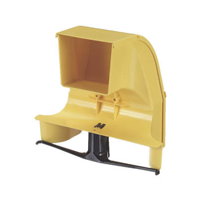 [FRSPJ4X4YL] Bajada Para Canaleta FiberRunner™, Uso con Medidas 4x4, 6X4, 12X4, o 24X12, Con Reducción a 4X4, Color Amarillo