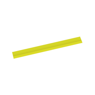 [FRHC12YL6] Tapa Con Bisagra a Presión Para Canaleta FiberRunner™ FR12X4YL6, de PVC Rígido, Color Amarillo, 1.8 m de Largo
