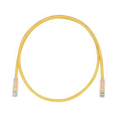 [UTPSP3YLY] Cable de Parcheo TX6, UTP Cat6, 24 AWG, CM, Color Amarillo, 0.91 Metros (3 Pies)