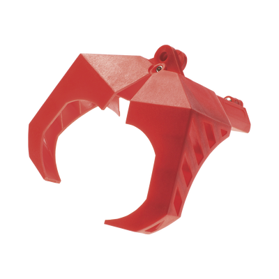 [PSL-1058] Dispositivo de Bloqueo LOTO para Válvulas de Bola, Para Diámetros de de 1.5 a 2" y Longitud de Mango Hasta 7.5", Color Rojo