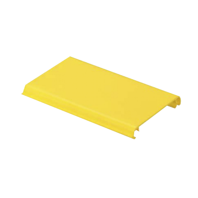 [FRHC4YL6] Tapa Con Bisagra a Presión Para Canaleta FiberRunner™ FR4X4YL6, de PVC Rígido, Color Amarillo, 1.8 m de Largo