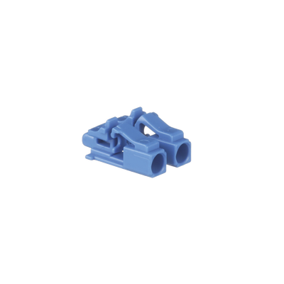 [PSL-LCAB-BU] Kit de 10 Dispositivos para Bloquear Puertos de Fibra Óptica LC Duplex, Color Azul, Incluye Llave de Extracción
