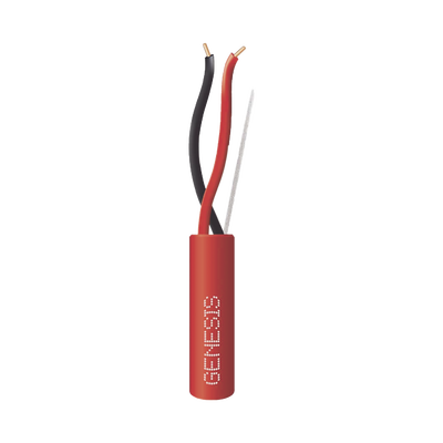 [4306-5504/500] Bobina de 152 Metros de Alambre / 2 x 18 AWG / Riser / Resistente al Fuego / Color Rojo / Tipo FPLR- CL3R - C(UL) -FT4 / Para Sistemas Contra Incendio o Sistemas de Evacuación