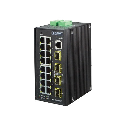 [IGS-20040MT] Switch Administrable Industrial 16 puertos Gigabit Ethernet + 4 SFP