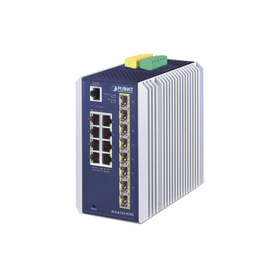 [IGS-6325-8T8S] Switch Industrial Administrable Capa 3, 8 Puertos Etherrnet 10/100/1000T, 8 Puertos SFP de 1G/ 2.5G