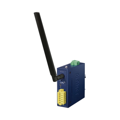 [LN1140] (LoRa) Controlador de nodo industrial IP30, Dos Interfaces de Entrada y Salida Digital,Soporta Protocolo LoRaWAN Clase C, 