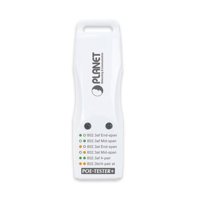 [POE-TESTER+] Probador Power Over Ethernet Compacto para Estandares IEEE 802.3af/at/bt