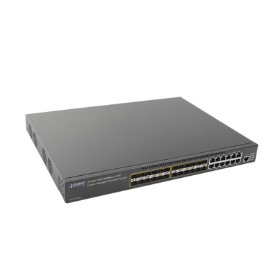 [XGS3-24242] Switch Core Capa 3 de 24 Puertos SFP 1Gbps con 12 Puertos RJ-45 1Gbps Compartidos + 2 Slots de expansión