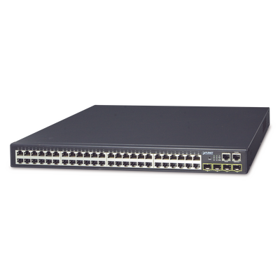 [SGS-6340-48T4S] Switch Stack Administrable Capa 3 de 48 puertos 1Gbps + 4 puertos SFP 1Gbps Throughput 77 Mpps