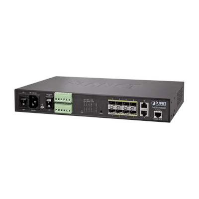 [MGSD-10080] Switch Administrable L2, 8 puertos 100/1000X SFP, 2 puertos 10/100/1000T