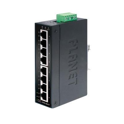 [ISW-801T] Switch industrial de 8 puertos 10/100Mbps -40~75°C