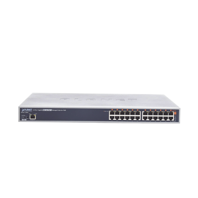 [HPOE-1200G] Inyector HUB high PoE 802.3at (Mid-span) administrable de 12 puertos 10/100/1000 Mbps