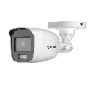 [B8-TURBO-C/A] [ColorVu] Bala TURBOHD 2 Megapíxel (1080p) / Microfono Integrado / Imagen a color 24/7 / Lente 2.8 mm / METAL / Luz Blanca 20 mts / Exterior IP66 / TVI-AHD-CVI-CVBS / dWDR