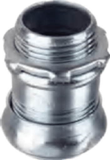 [PST-ES-601S] Conector de Compresión de Acero Galvanizado para Pared Delgada de 1/2" ( 13 mm).