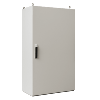 [PST8016040AT] Gabinete de Acero IP55  (800 x 1600 x 400 mm) con Placa Trasera Interior Metálica