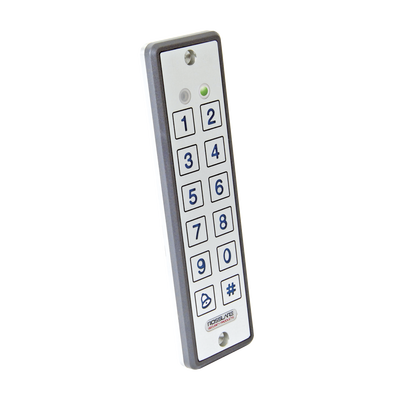 [EY-C60N] Lector ultra delgado de proximidad con teclado, capacidad de lectura de tarjetas  de proximidad de 125 Khz (tipo EM y HID)