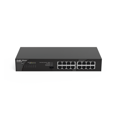 [RG-ES116G-L] Switch no administrable, Visible en la Topología en la Nube, con 16 puertos Gigabit