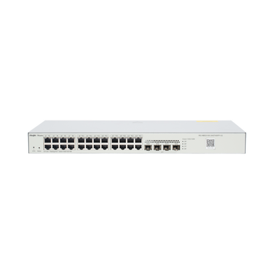 [RG-NBS3100-24GT4SFP-V2] Switch Administrable L2, 24 Puertos Eth 1G, 4 puertos SFP 1G, Administración Remota en la Nube.
