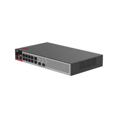[RG-S2915-10GT2MS-P-L] Switch PoE+ Empresarial 125 Watts, Administrable L2+, 8 Puertos PoE Gigabit , 2 Puertos Uplink Gigabit y 2 Puertos Uplink SFP 2.5G