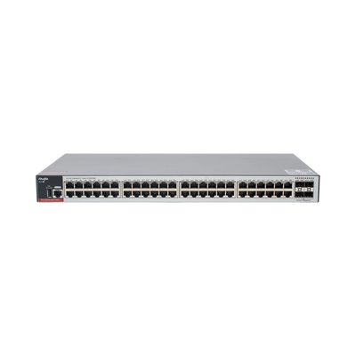 [RG-S2915-48GT4MS-L] Switch Empresarial, Administrable L2+, 48 Puertos Gigabit y 4 Puertos Uplink SFP 2.5G