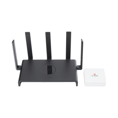 [KIT3-VPON-MESH] Kit 3 ONU Bridge V-Sol, Dual GPON/EPON con Router Home Mesh Ideal para distribuciones WISP de mayor cobertura Wi-Fi en Hogares y Oficinas