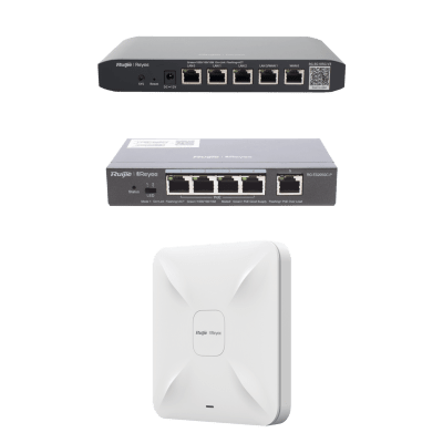 [RG-DEMO-CCTV-W5] Equipos Ruijie DEMO Ideal para Probar Integraciones de Redes y WiFi 5 con CCTV