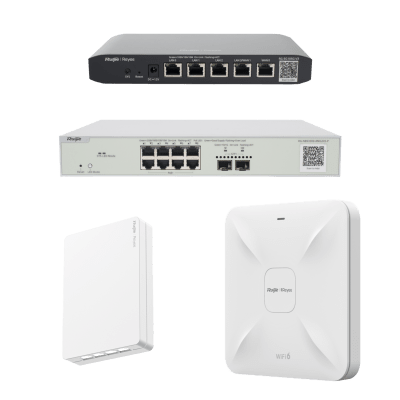 [RG-DEMO-SME-W6] Equipos Ruijie DEMO Ideal para Probar Integraciones de Redes Business y Enterprise con WiFi 6