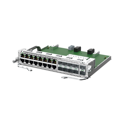 [MF6000M-16GT8SFP2XS] e-Lighten Tarjeta Modular para OLT modelo RG-NBF6002M, 16 puertos Ethernet de 1G, 8 puertos SFP de 1G y 2 puertos SFP+ de 10G