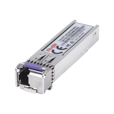 [2.5G-SFP-LX03-SM1550-BIDI-I] Transceptor Lado (B) un Hilo BiDi  SFP 2.5Gb LC Monomodo Tx 1550nm / Rx 1310nm, hasta 3km