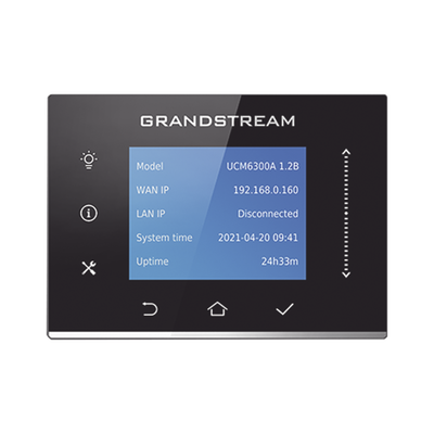 [UCM6300A] Conmutador IP-PBX 250 usuarios, hasta 50 llamadas simultaneas, solución para PyMEs