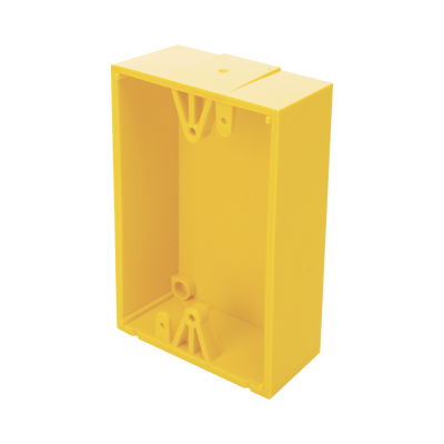 [KIT-71100A-Y] Caja trasera de montaje color amarillo para estaciones de parada STOPPER