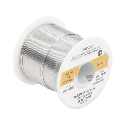 [488-SO-162] Rollo de Soldadura de 63% Sn y 37% Pb de 0.031" con 454 gr.
