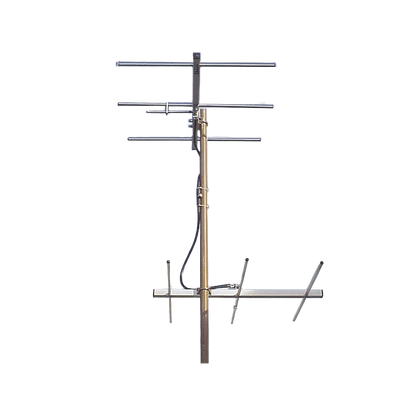 [AO3TV/8] Juego de 2 Antenas Bi-direccionales de 3 elementos para TV, 3 dB, Canal 8