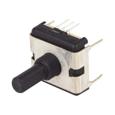 [PCW1J-C24-KAB502L] Potenciómetro Cuadrado de 22 mm, 5 k Ohm, 3/4 Watt, 1 Vuelta, para Montaje en Panel del Monitor de Servicio R2600-D.
