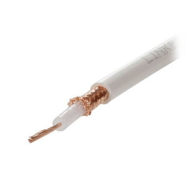 [LPRG58AU/100] Carrete de 100 Metros (328.08 Pies) de Cable Tipo RG58AU, con Forro Blanco