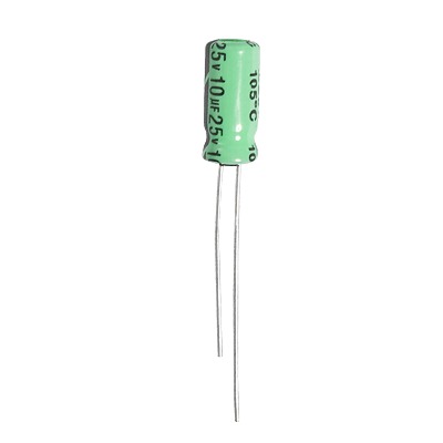 [140-HTRL25V10] Capacitor Eléctrico para Radios 10 MF 25 VHI-T.