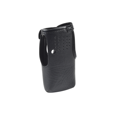 [FSMIC-F1000] Funda Reforzada de Piel con correas para IC-F1000D/01, IC-F2000D/01 u IC-F2000D/12.